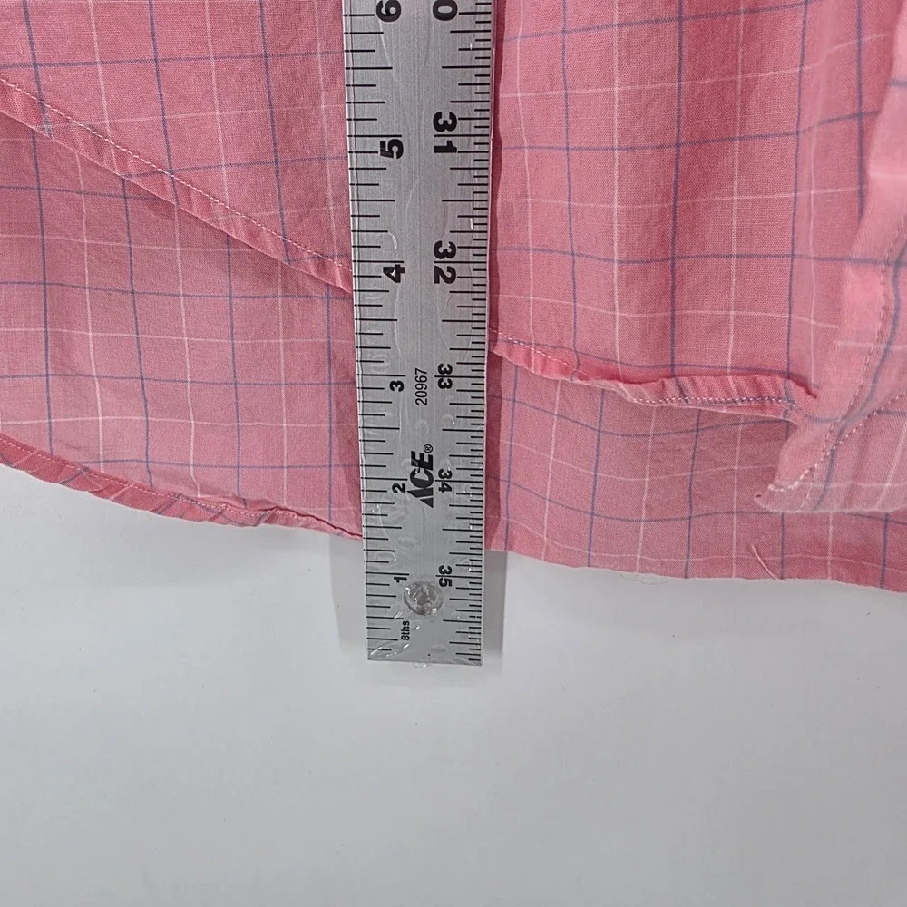 Ralph Lauren Yarmouth Button Down Mens 17 34/35 Classic Ctn Pink Heritage Office
